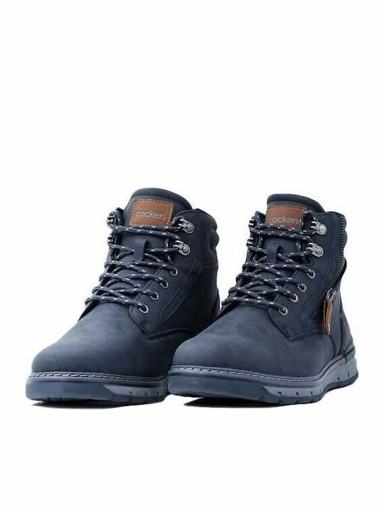 Marineblau Herrenstiefel