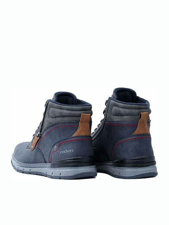 Marineblau Herrenstiefel
