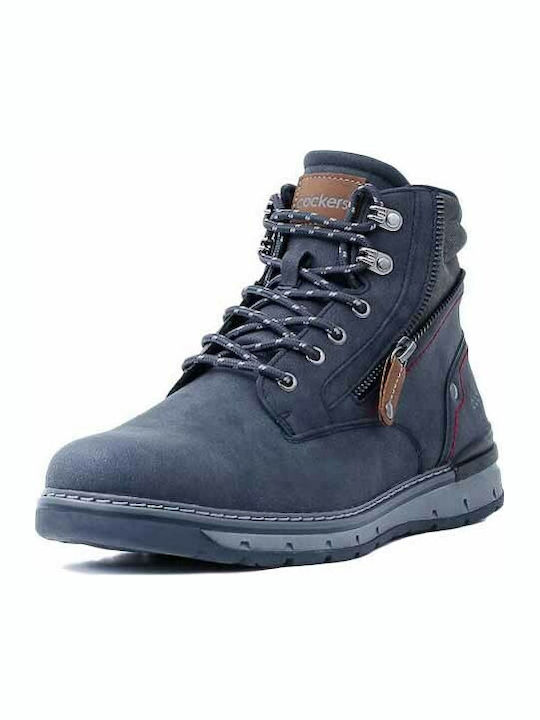 Marineblau Herrenstiefel