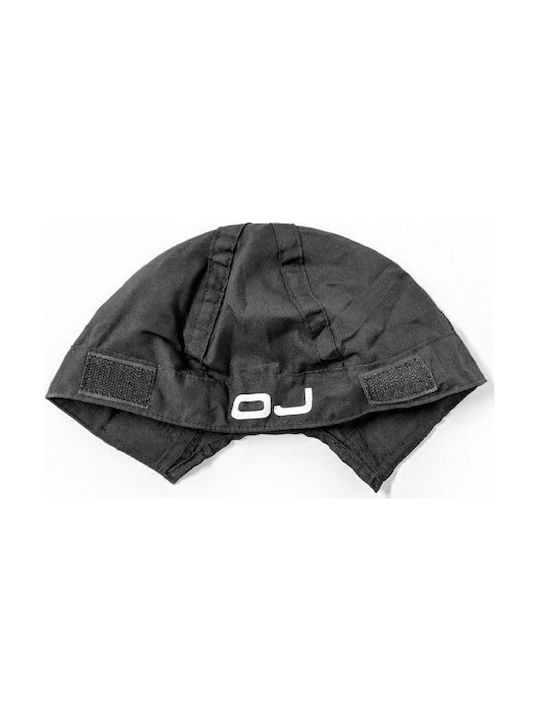 OJ Twin Cap Motorcycle Rider Head Cover Cotton Black Color