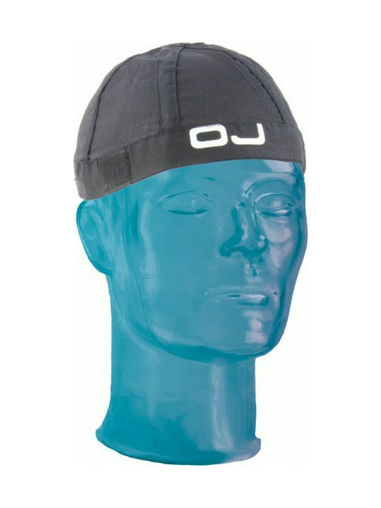 OJ Twin Cap Motorcycle Rider Head Cover Cotton Black Color