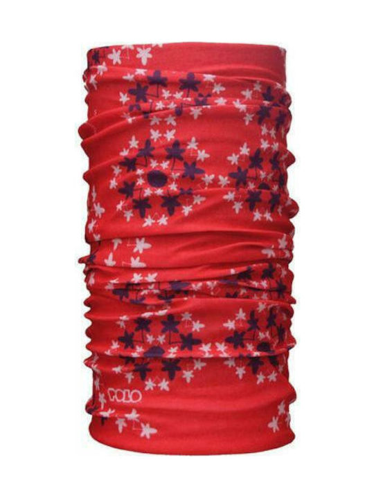 Polo Multi Scarf Polyester Rider Collar in Red Colour