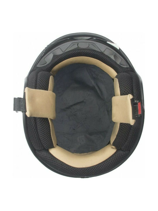 OJ Twin Cap Motorcycle Rider Head Cover Cotton Black Color