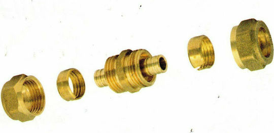 Racord Conexiune Țeavă Alamă 22mm