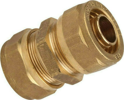 Compression Tube Fitting Brass 16mm