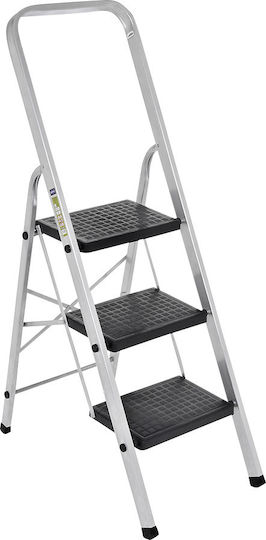 Palbest Quickstep Step Ladder Aluminum 4 Steps 100cm