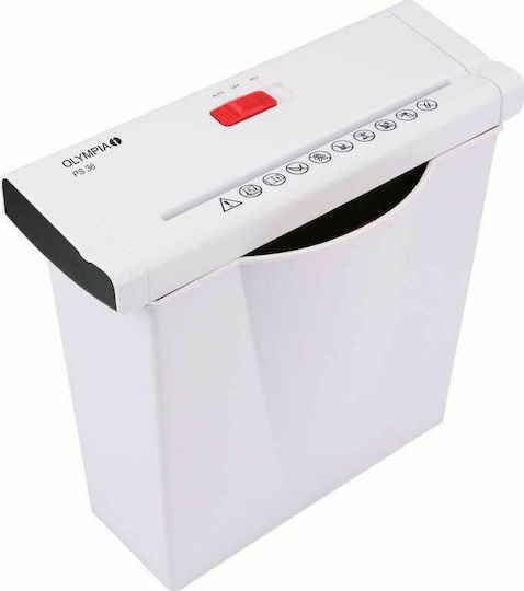 Olympia Καταστροφέας Εγγράφων PS 36 Strip Cut 6 Φύλλων με Κάδο 7lt