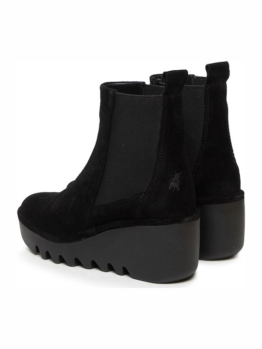 Bagufly Suede Women's Chelsea Boots Black