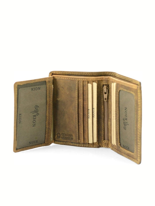 Leather Men's Wallet Classic Brown