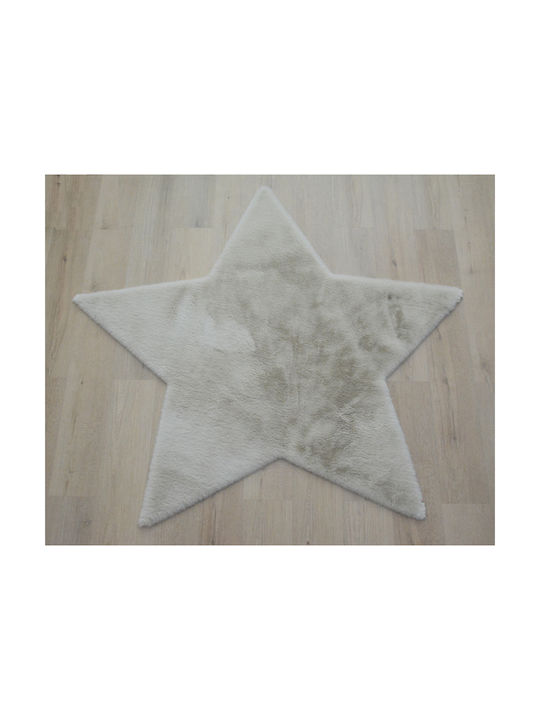 Newplan Kids Synthetic Rug FC3B Stars 120x120cm 30mm Beige