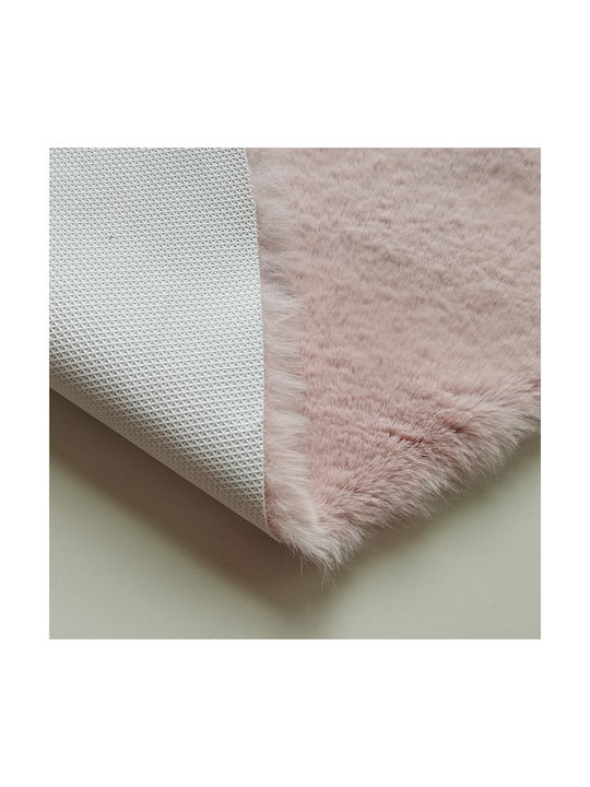 Newplan FC19 Παιδικό Χαλί Καρδιές Pink 120x120cm Πάχους 30mm