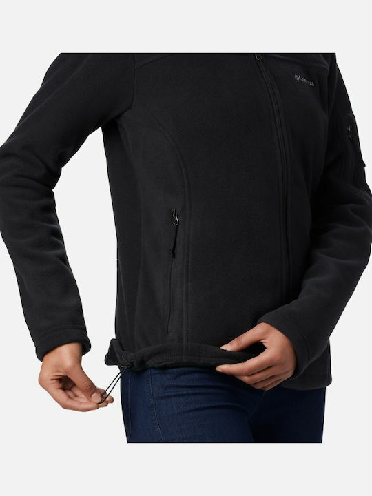 Fast Trek II Fleece Γυναικεία Ζακέτα με Φερμουάρ σε Μαύρο Χρώμα