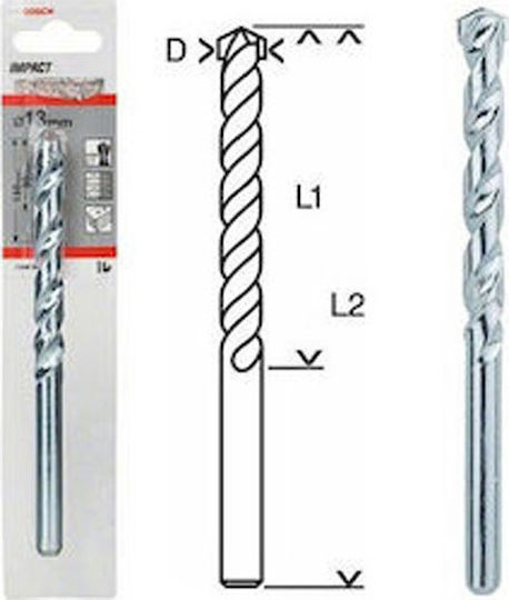 Bosch CYL-9 Drill with Cylindrical Shank for Glass και Tiles 6mm