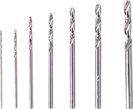 Dremel Σετ 7 Ακριβείας Τρυπάνια με Κυλινδρικό Στέλεχος για Μέταλλο και Ξύλο
