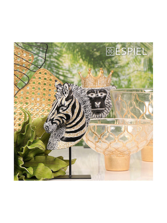 Espiel Animal Decorativ din Polirășină în Black/Gold 12.5x8.3x25.8cm 1buc