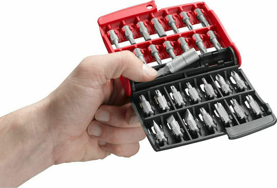 Facom Σετ 28 Μύτες Κατσαβιδιού Σταυρός / Torx / Αστέρι