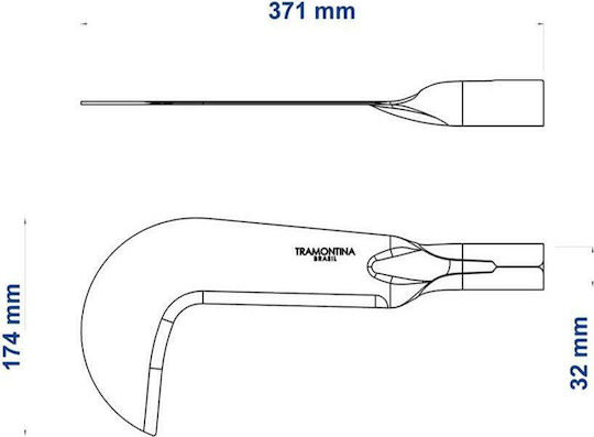 Tramontina 77600115 Weeding Knife Without handle 37cm