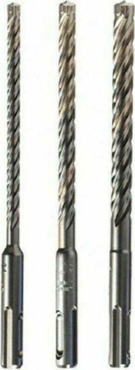 Makita Set of 3 Drills with SDS Plus Shank for Masonry