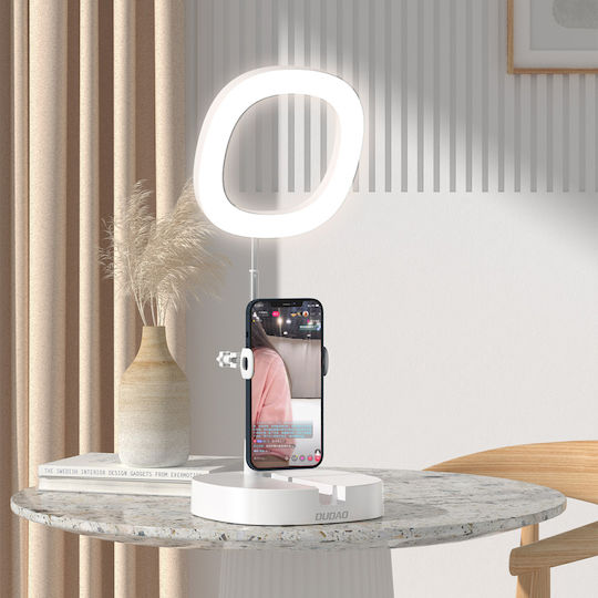 Dudao F16 Ring Light with Desktop Stand/Mount Stand and Mobile Holder