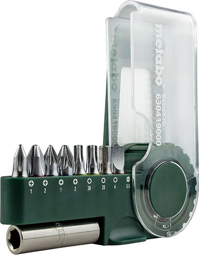 Metabo Set Bit-Box Set 8 Screwdriver Bits