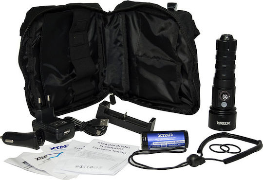 XTAR Rechargeable LED Flash Light IPX8 with Maximum Brightness 1100lm B20