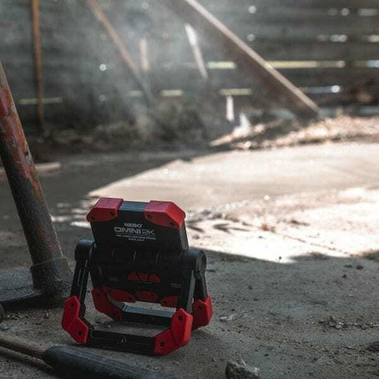 Nebo Rechargeable Jobsite Light LED IPX4 with Brightness up to 2000lm Omni 2K
