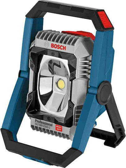 Bosch Προβολέας Εργασίας Επαναφορτιζόμενος LED IP64 με Φωτεινότητα έως 1200lm GLI 18V-1200 C