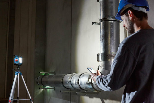 Bosch Προβολέας Εργασίας Επαναφορτιζόμενος LED IP64 με Φωτεινότητα έως 1200lm GLI 18V-1200 C