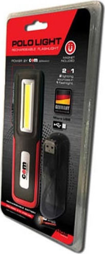 Com Arbeitslampe Batterie LED IP44 Doppelte Funktion mit einer Helligkeit von bis zu 300lm Polo Light