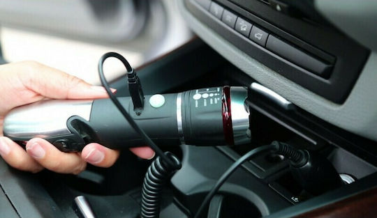 Rechargeable Flashlight LED with Maximum Brightness 1200lm Commando Light Black