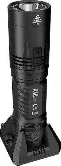 NiteCore Επαναφορτιζόμενος Φακός LED IP68 με Μέγιστη Φωτεινότητα 1200lm R40 V2