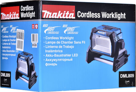 Makita Προβολέας Εργασίας Μπαταρίας LED IP65 με Φωτεινότητα έως 10000lm