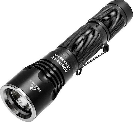 XTAR Lumină de lucru și de sit, cu baterie Lanternă LED IPX8 cu Luminozitate Maximă 1100lm Pilot II B20 Negru
