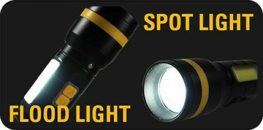 CAT Επαναφορτιζόμενος Φακός LED IPX4 Διπλής Λειτουργίας με Μέγιστη Φωτεινότητα 700lm
