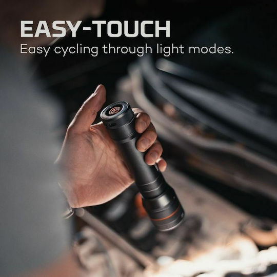 Nebo Flashlight LED IP67 with Maximum Brightness 1000lm Newton Silver