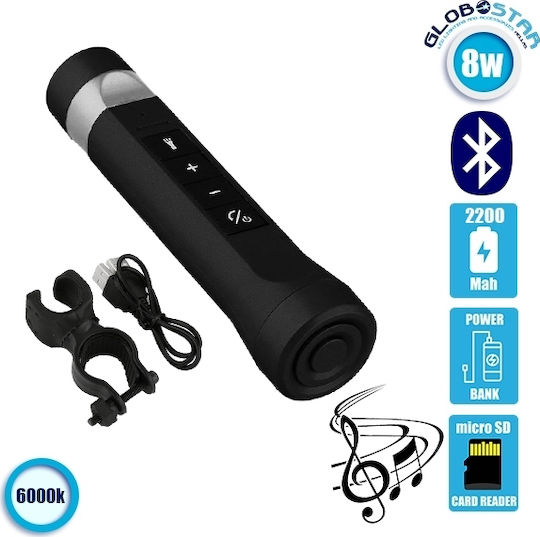 GloboStar 06208 Rechargeable Front Bicycle Light
