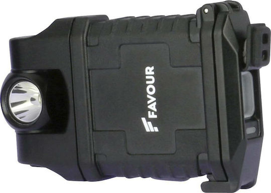 Favour Επαναφορτιζόμενος Φακός LED IPX6 με Μέγιστη Φωτεινότητα 180lm Edclip| T0917