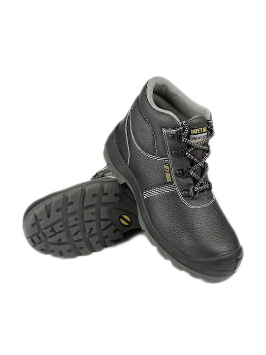 Safety Jogger Bestboy Αδιάβροχο Μποτάκι Ασφαλείας Μαύρο S3 με Πιστοποίηση P, SRA, SRB,SRC