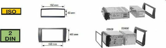 Phonocar Κιτ Εγκατάστασης 2 Din για Mazda CX-7 2010+