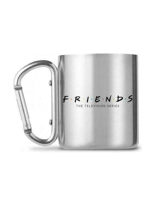 GB eye Friends Metallic Cup Silver 250ml