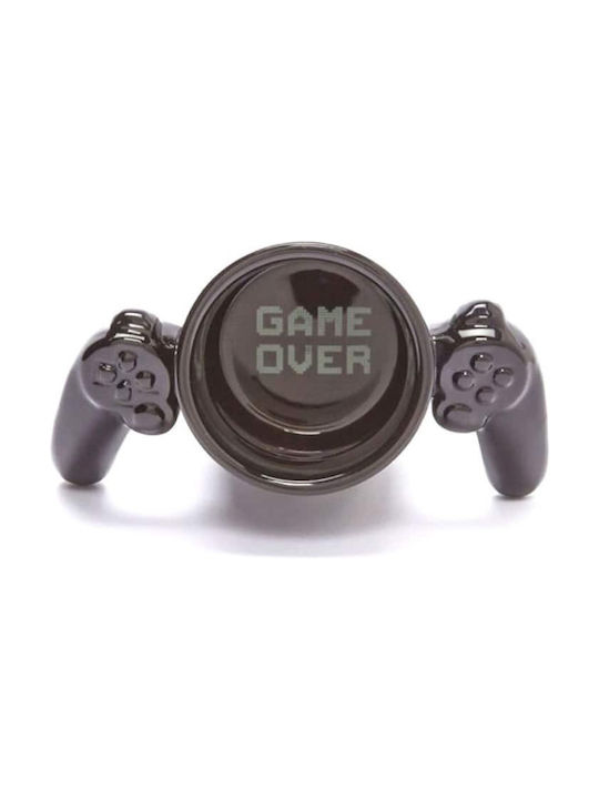 I-Total Game Over Cană Ceramică Neagră 350ml