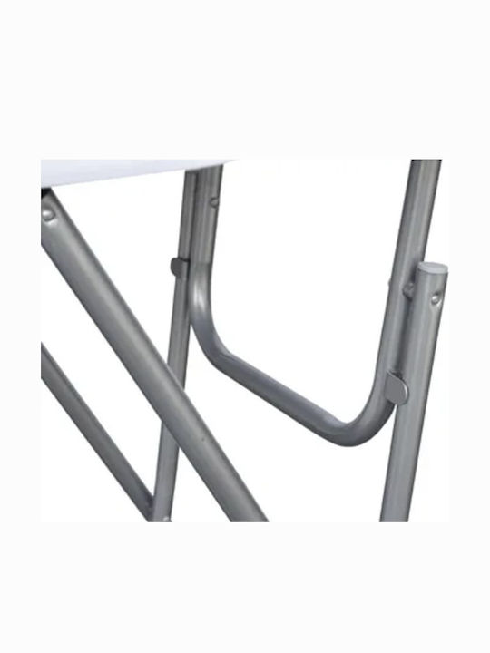 Tisch Bar für kleine Außenbereiche Zusammenklappbar White 60x60x112cm