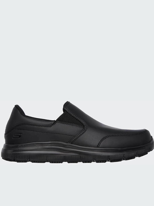 Skechers Flex Advantage Sr - Bronwood Scăzut de Lucru Black cu Certificare SR