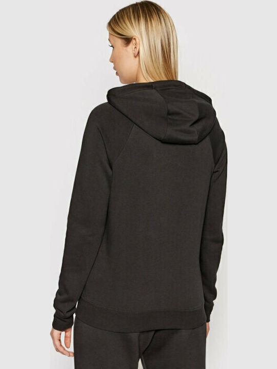 Park 20 Damen Sweatshirt Kapuzen Schwarz