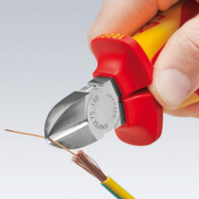 Knipex Πλαγιοκόφτης Ηλεκτρολόγου Μήκους 180mm
