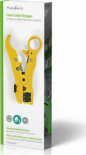 Nedis Rotary Coaxial Cable Stripper with Cutter