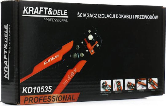 Kraft & Dele Automatic Cable Stripper with Cutter and 205mm Length