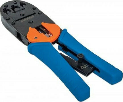 Intellinet Netzwerksteckerpresse , R, J, 1, 2, , R, J, 1, 1, , R, J, 4, 5, , , mit Abisolierer, Kastenmechanismus und Isolierung (Länge 180mm)