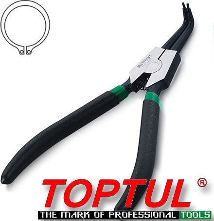 Toptul Circlip Plier Curved Length 180mm