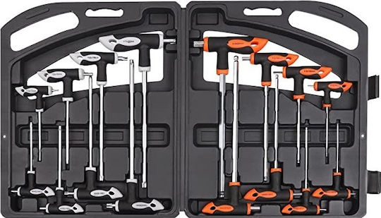 Horusdy Set 16 Allen Wrenches T-Shaped SDY-94148